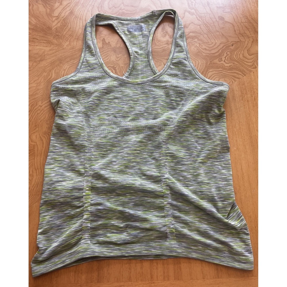 Athleta Women's Gray Racerback Tank Top Small Athletic Yoga Workout